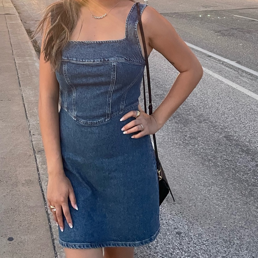 REFORMATION western inspired mini dress